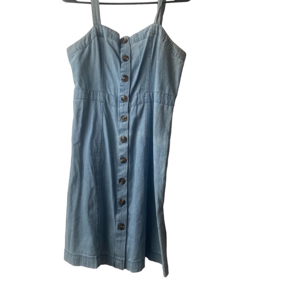 American Eagle Blue Jean Dress Button down - Picture 2 of 6